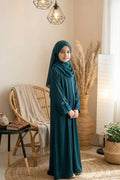 Shiza Sea Green Abaya by Al Deebaj