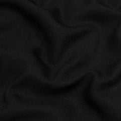 Silk Karandi – Black, plain karandi fabric by the meter
