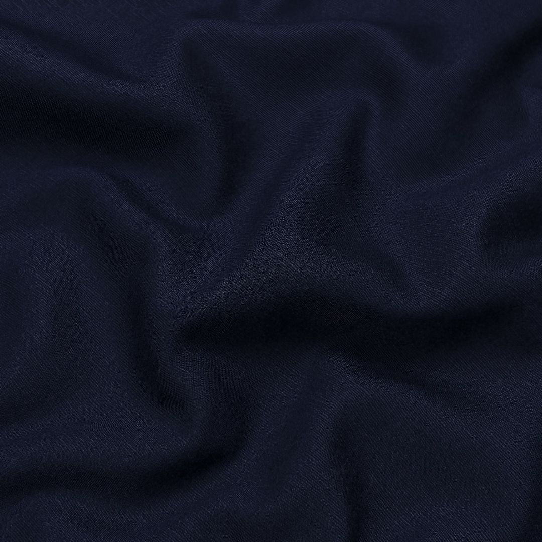 Silk Karandi – Navy, plain karandi fabric by the meter