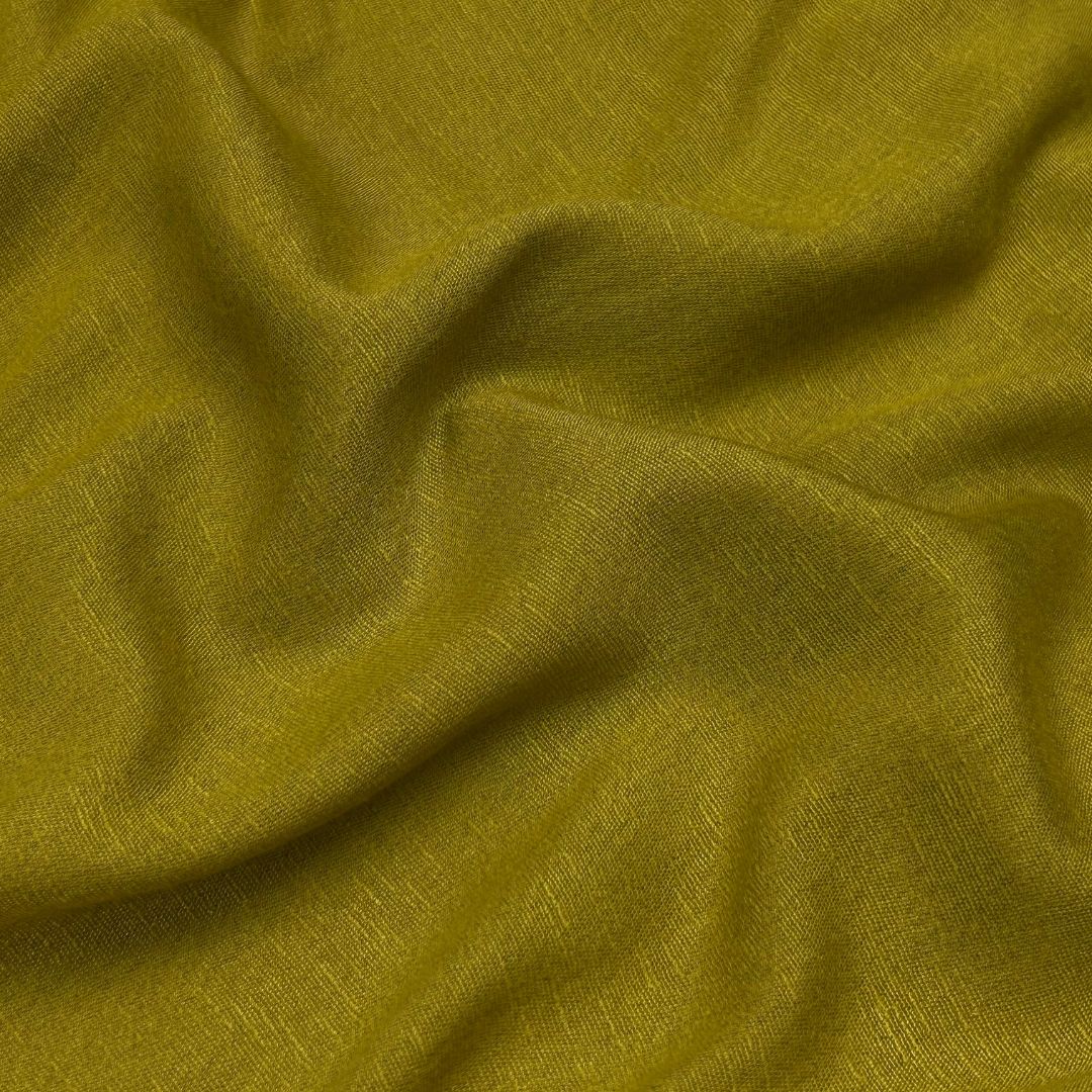 Silk Karandi – Olivish Mustard, plain karandi fabric by the meter