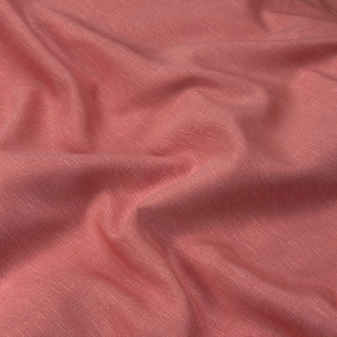 Silk Karandi – Peach, plain karandi fabric by the meter