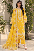 Pankh Lawn By Azam Arts D-1886 – Azam Arts 3-piece unstitched suit