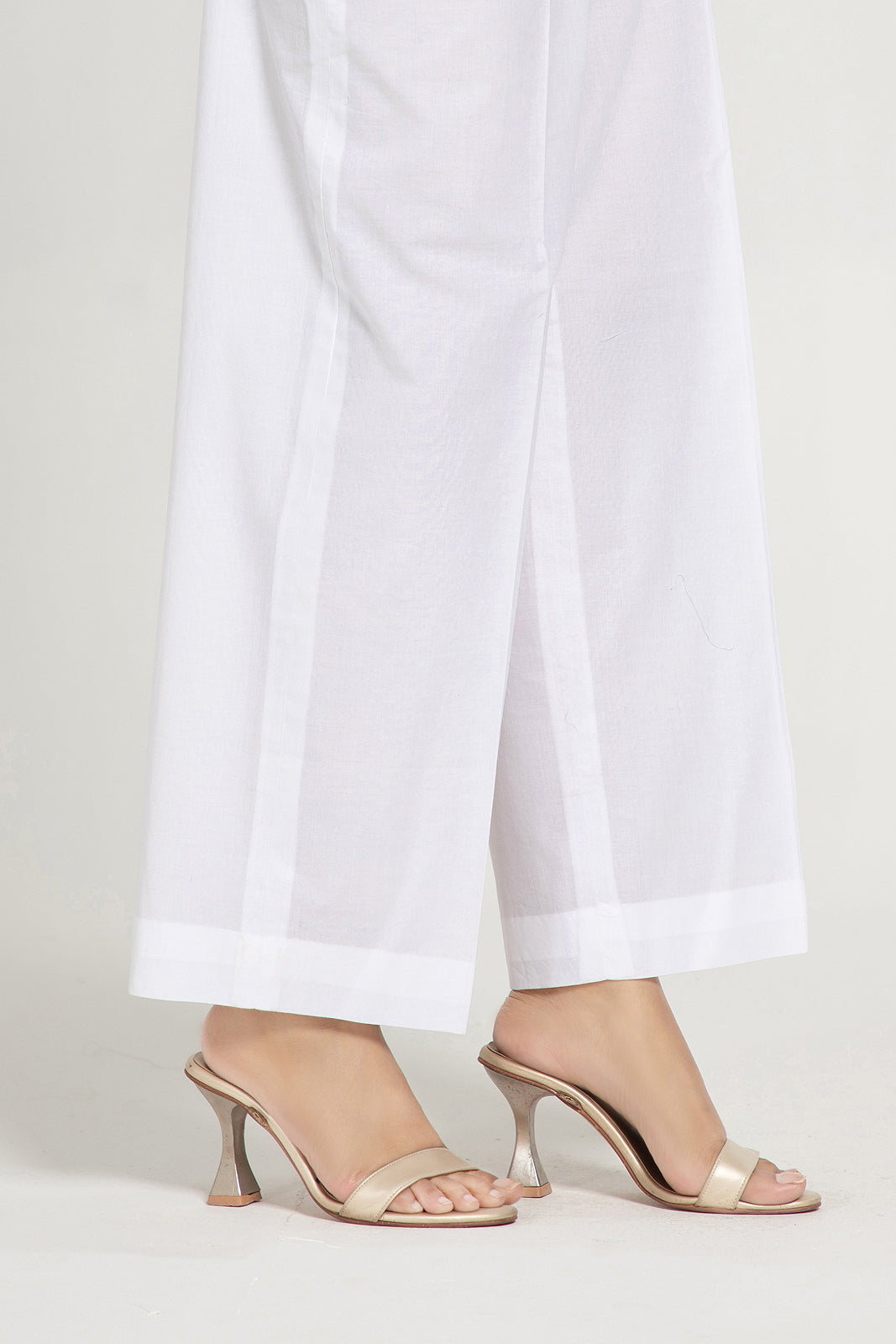 White Slub Khaddar Pret Shirt by The Fabric Store, photo 3