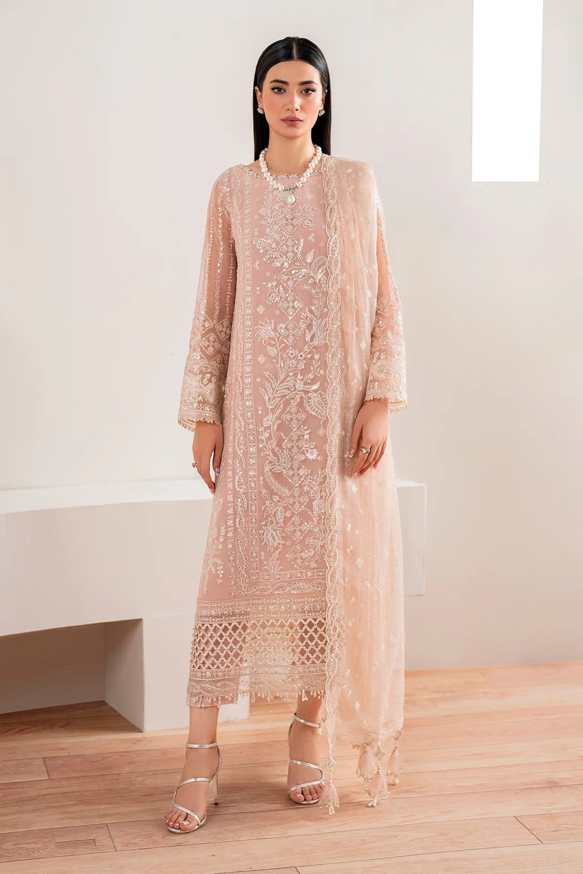 Baroque Formal Wear UF-681 – Baroque 3-piece unstitched suit