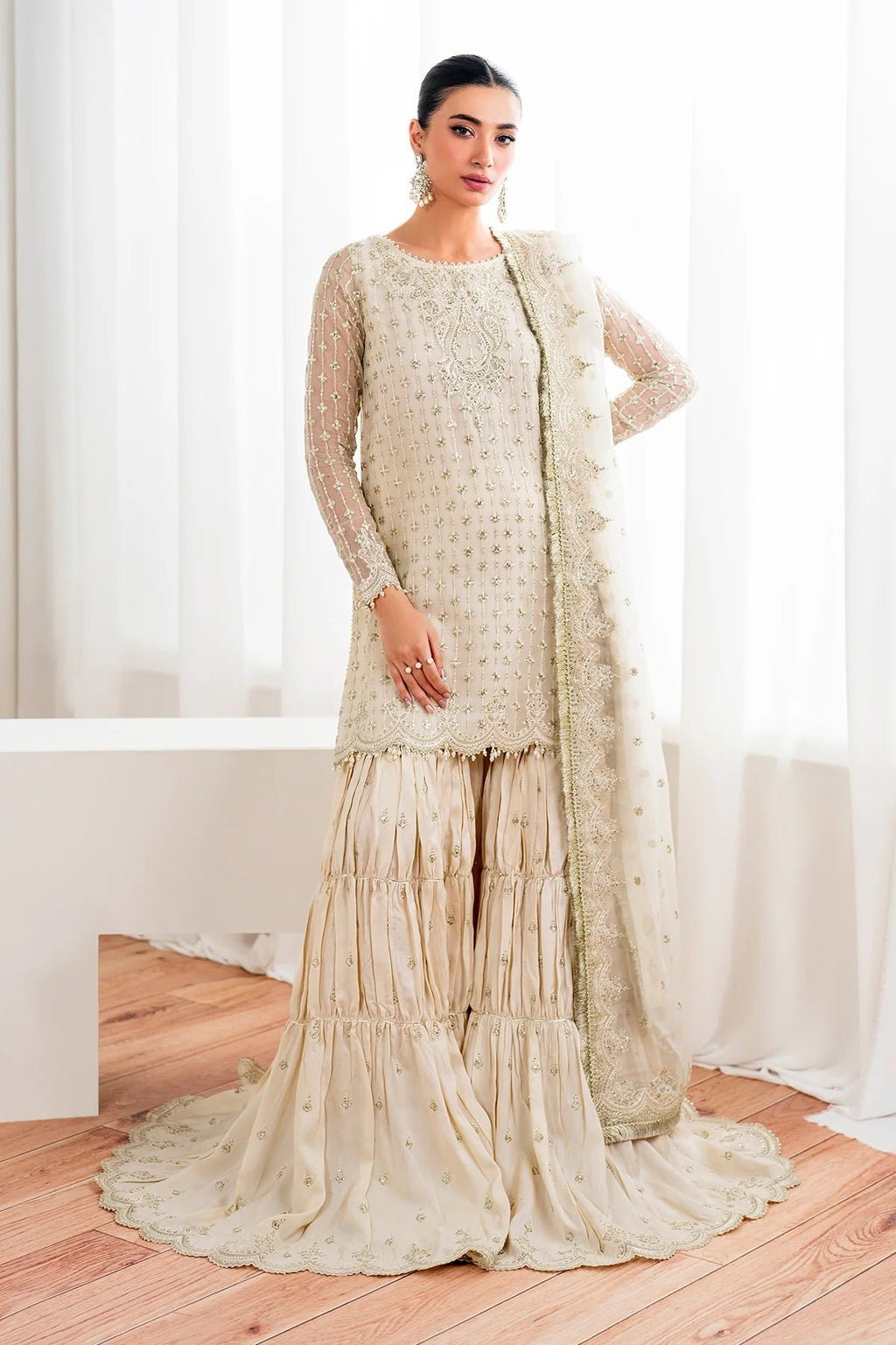 Baroque Formal Wear UF-687 – Baroque 2-piece unstitched suit