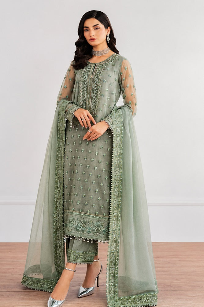 Baroque Formal Wear UF-692 – Baroque 3-piece unstitched suit