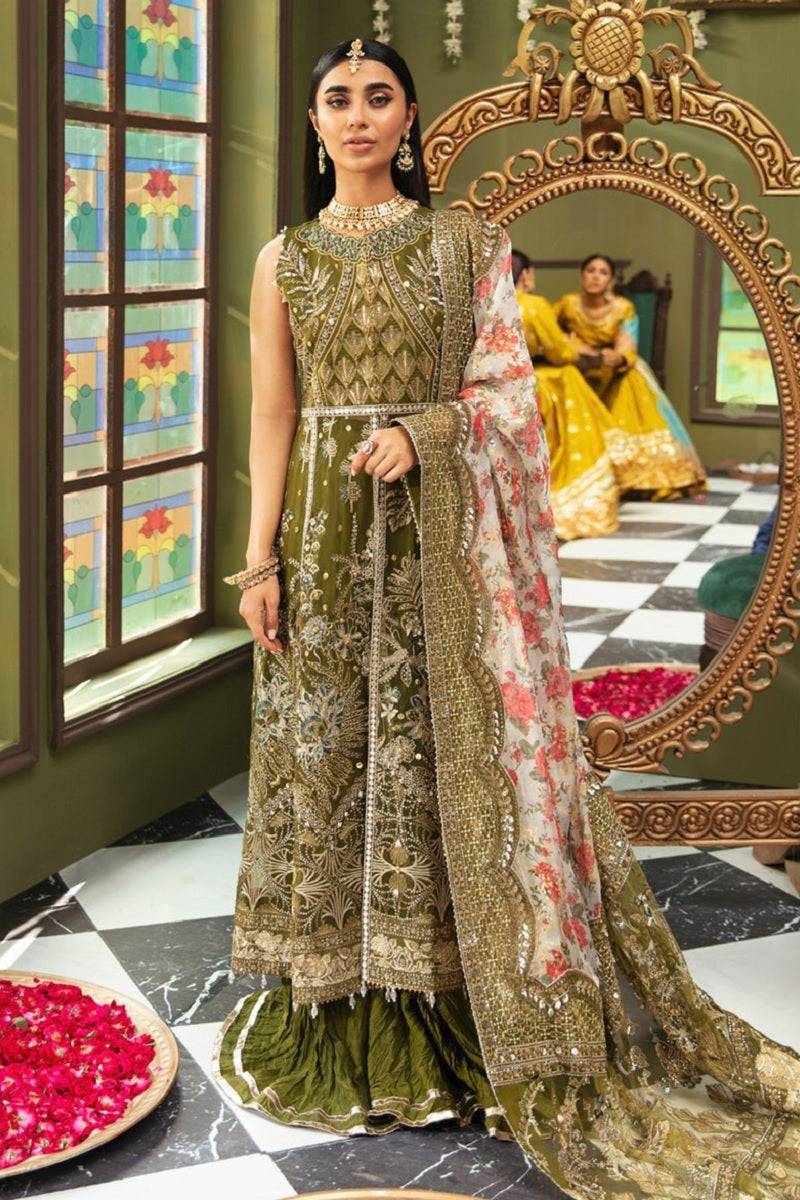 Nureh Jhoomro Formal Wear NL-50 – Nureh 3-piece unstitched suit