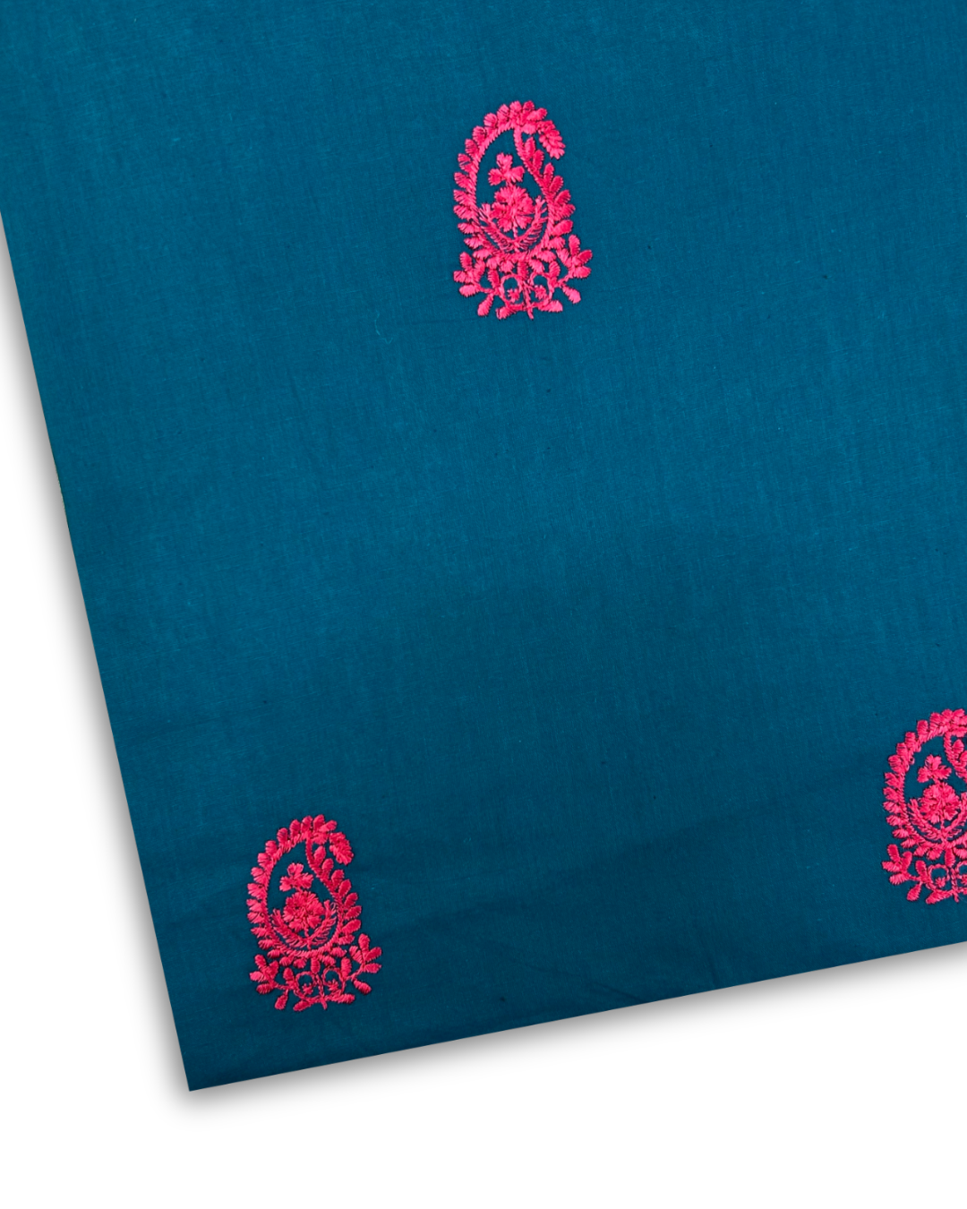 Embroidered Lawn – Blue fabric