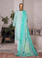 Printed Cotton 3-Piece Stitched Suit by Bin Saeed, photo 2