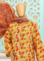 Chikankari Multi Khaddar 3-Piece Stitched Suit by Bin Saeed