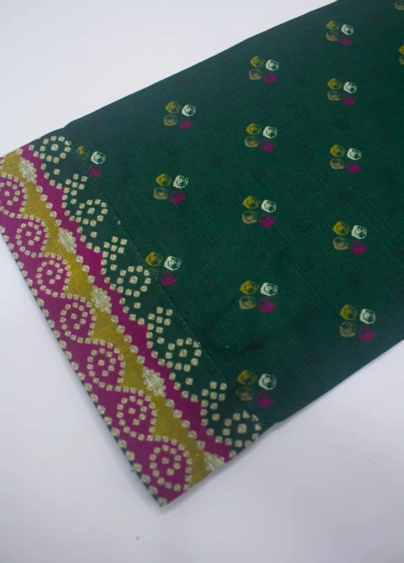 Printed Bottle Green Khaddar 3-Piece Stitched Suit by Bin Saeed, photo 4
