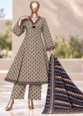 Printed Khaddar 3-Piece Stitched Frock Suit by Bin Saeed