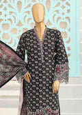 Chikankari Black Khaddar 3-Piece Stitched Suit by Bin Saeed