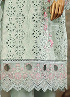 Embroidered Mint Green Lawn 3-Piece Stitched Suit by Bin Saeed, photo 3