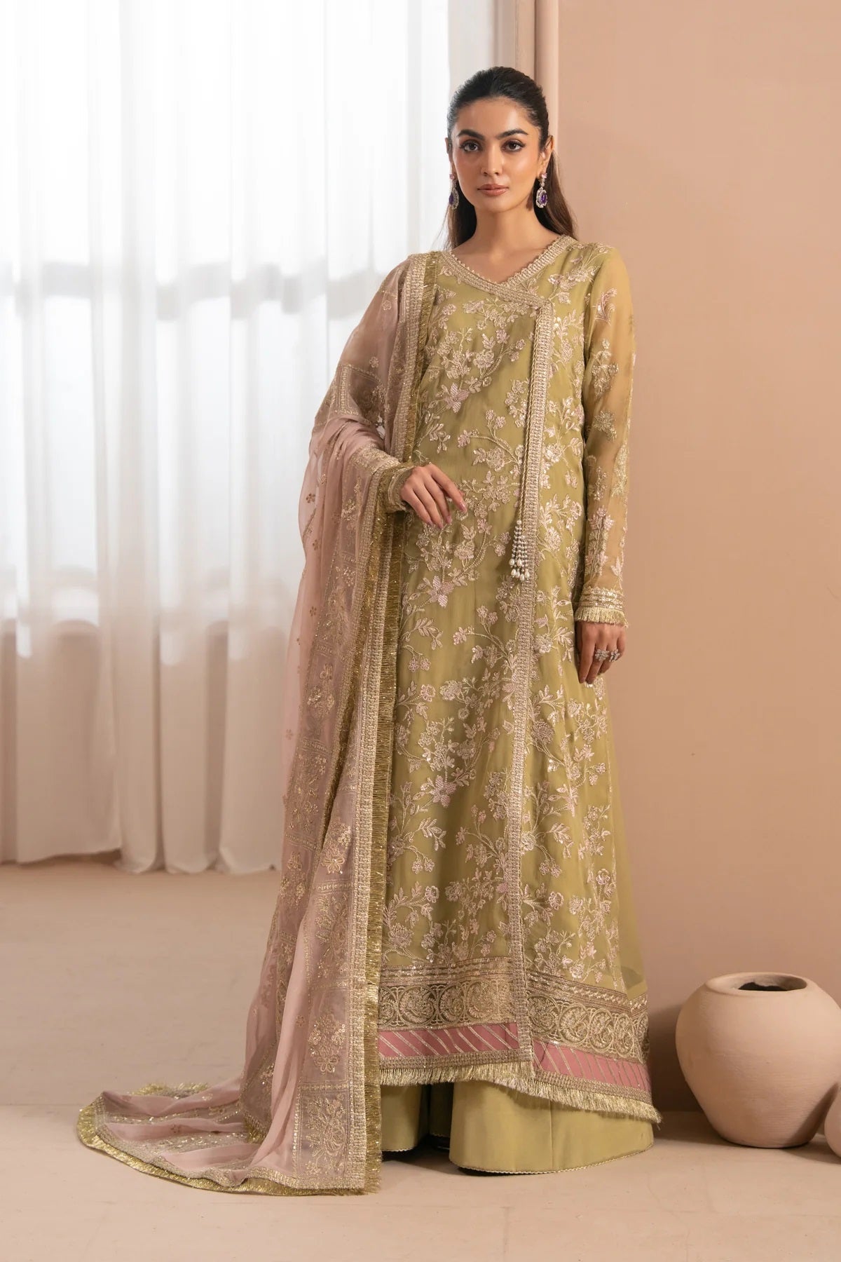 Xenia Luxury Formal XF-1158 (Nivvi) – Xenia 3-piece unstitched suit