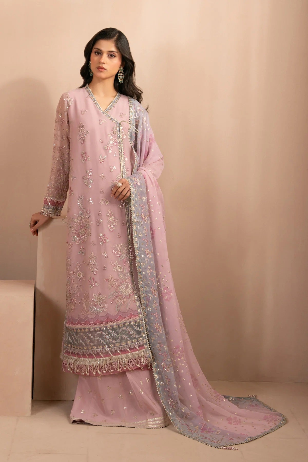 Xenia Luxury Formal XF-1160 (Farida) – Xenia 3-piece unstitched suit