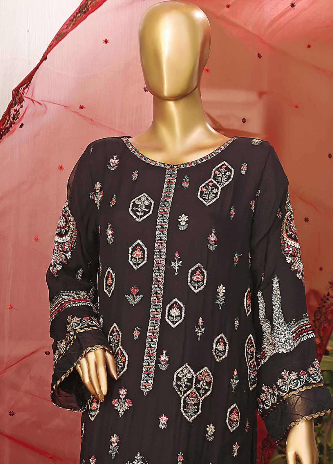 Chiffon 3-Piece Luxury Pret Suit by Bin Saeed, photo 2