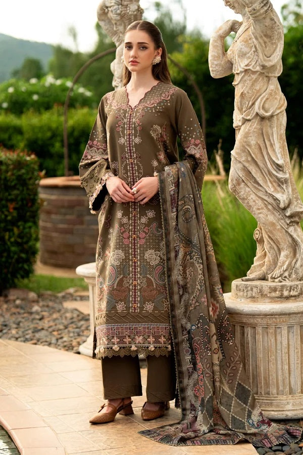 Florent Serenity Winter (Ziva) – Florent 3-piece unstitched suit