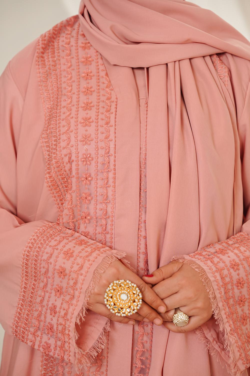 Aaira Pink Abaya by Al Deebaj, photo 2