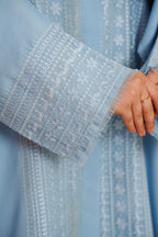 Aaira Sky Blue Abaya by Al Deebaj, photo 2