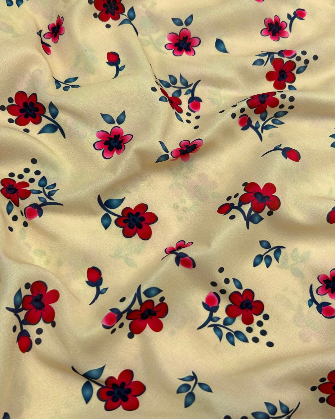 Arabic Silk Lawn Print fabric