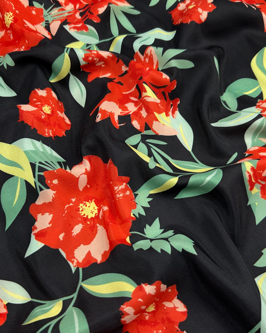 Arabic Silk Lawn Print (PASL-S25-0043), digitally printed lawn fabric by the meter