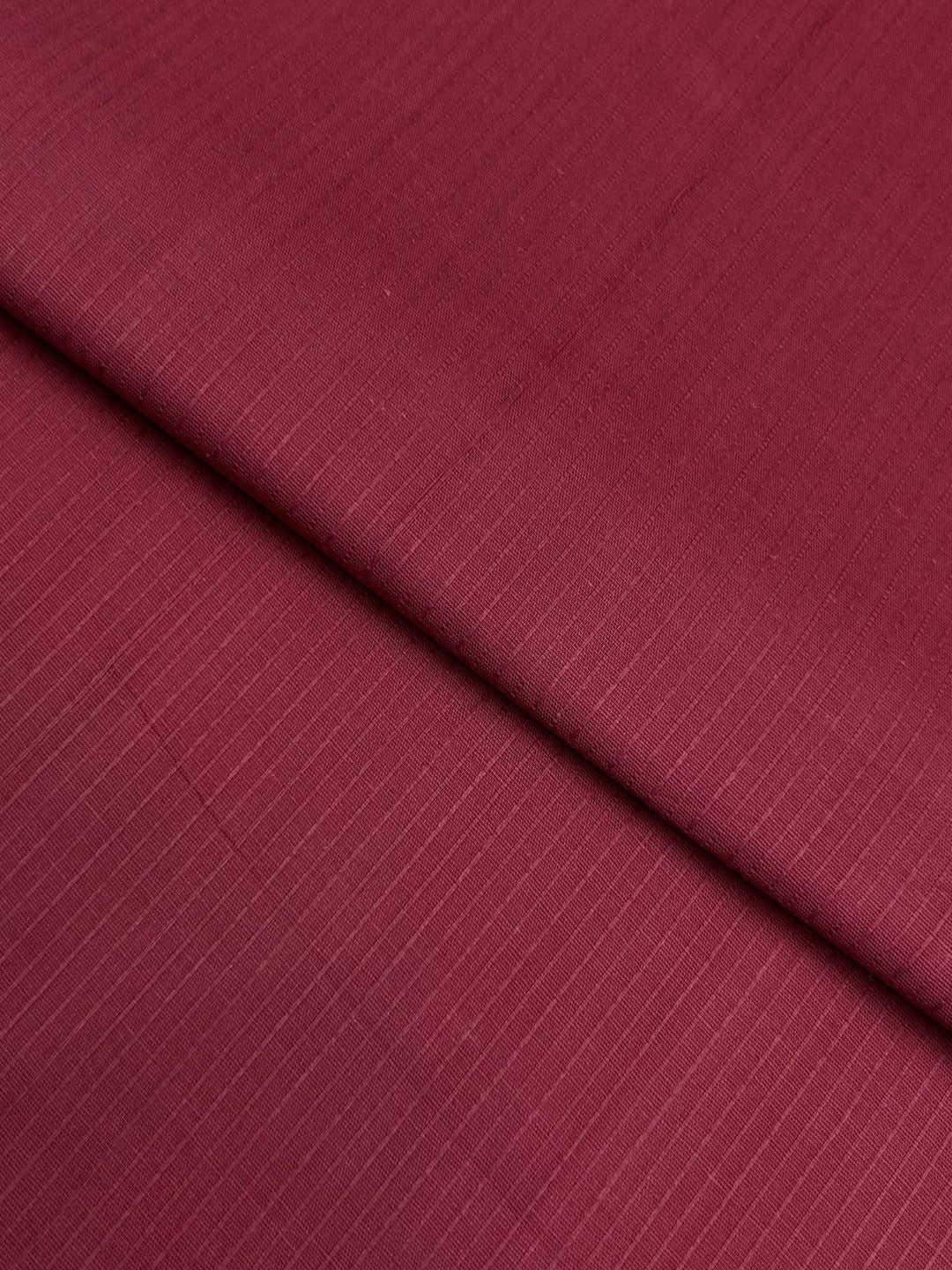 Jacquard Lawn – Red (JLS-S26-0046), self-textured lawn fabric by the meter