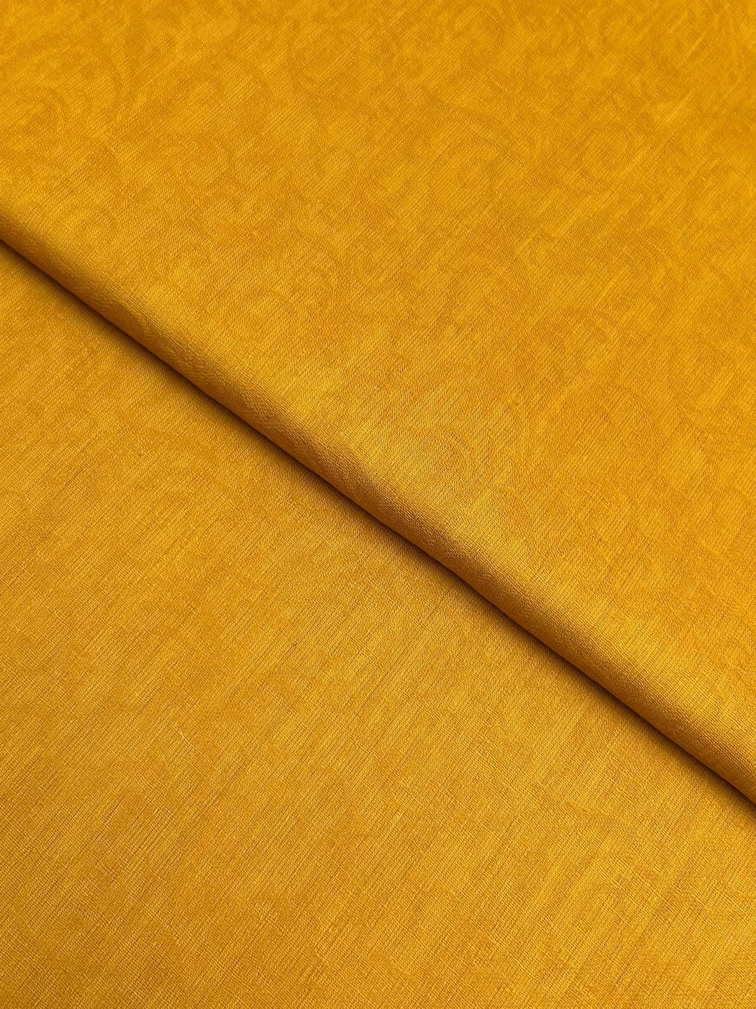 Jacquard Lawn – Yellow (JLS-S26-0025), self-textured lawn fabric by the meter