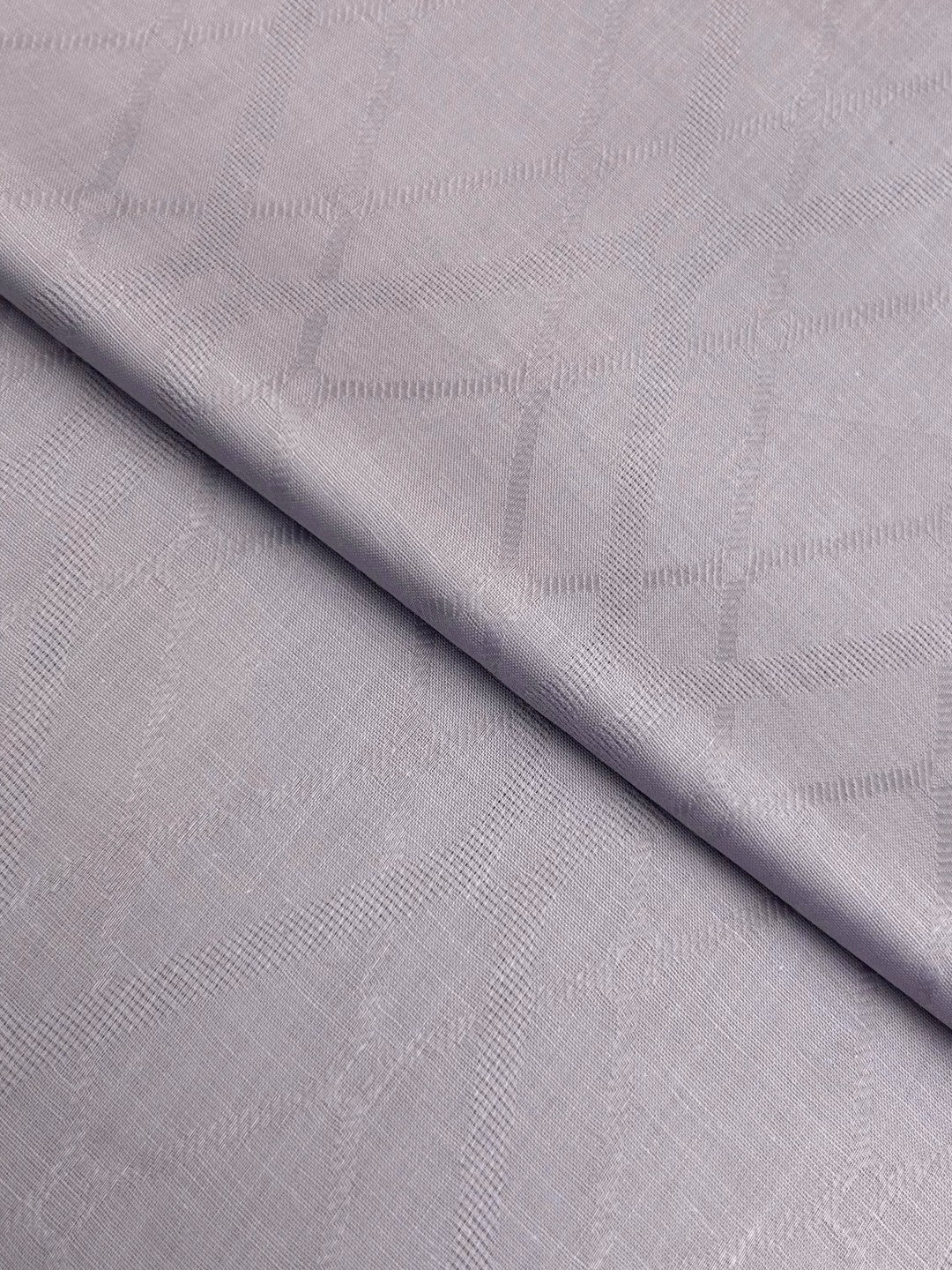 Jacquard Lawn – Grey (JLS-S26-0037), self-textured lawn fabric by the meter