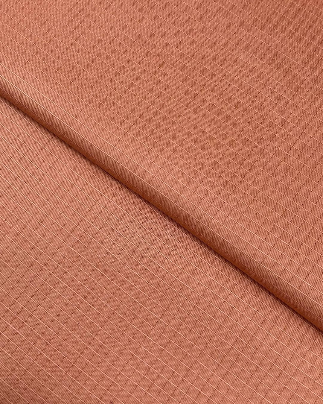 Check Lawn – Pink (CLS-S26-0001), self-textured lawn fabric by the meter