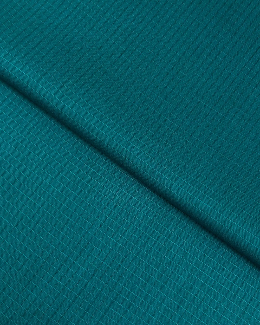 Check Lawn – Green (CLS-S26-0015), self-textured lawn fabric by the meter