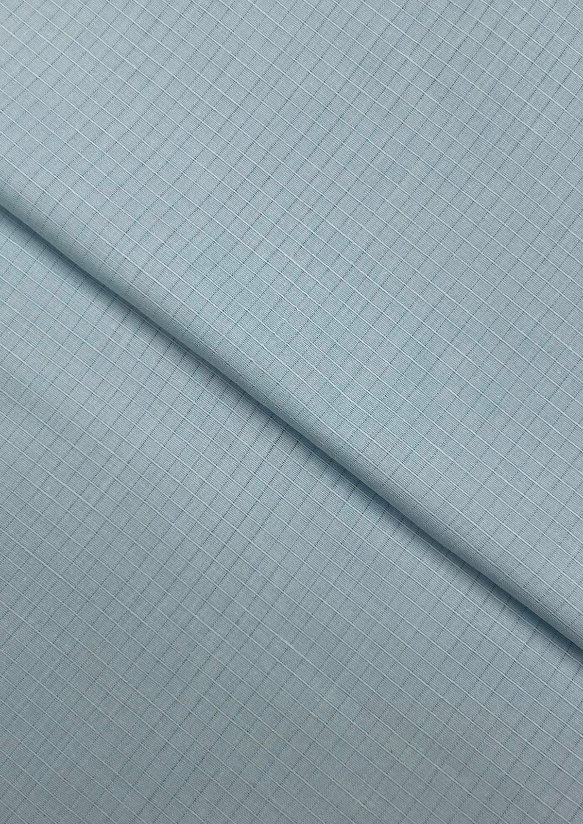 Check Lawn – Ice Blue fabric