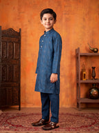 Kids Peacock Kurta Pajama by Al Deebaj, photo 2