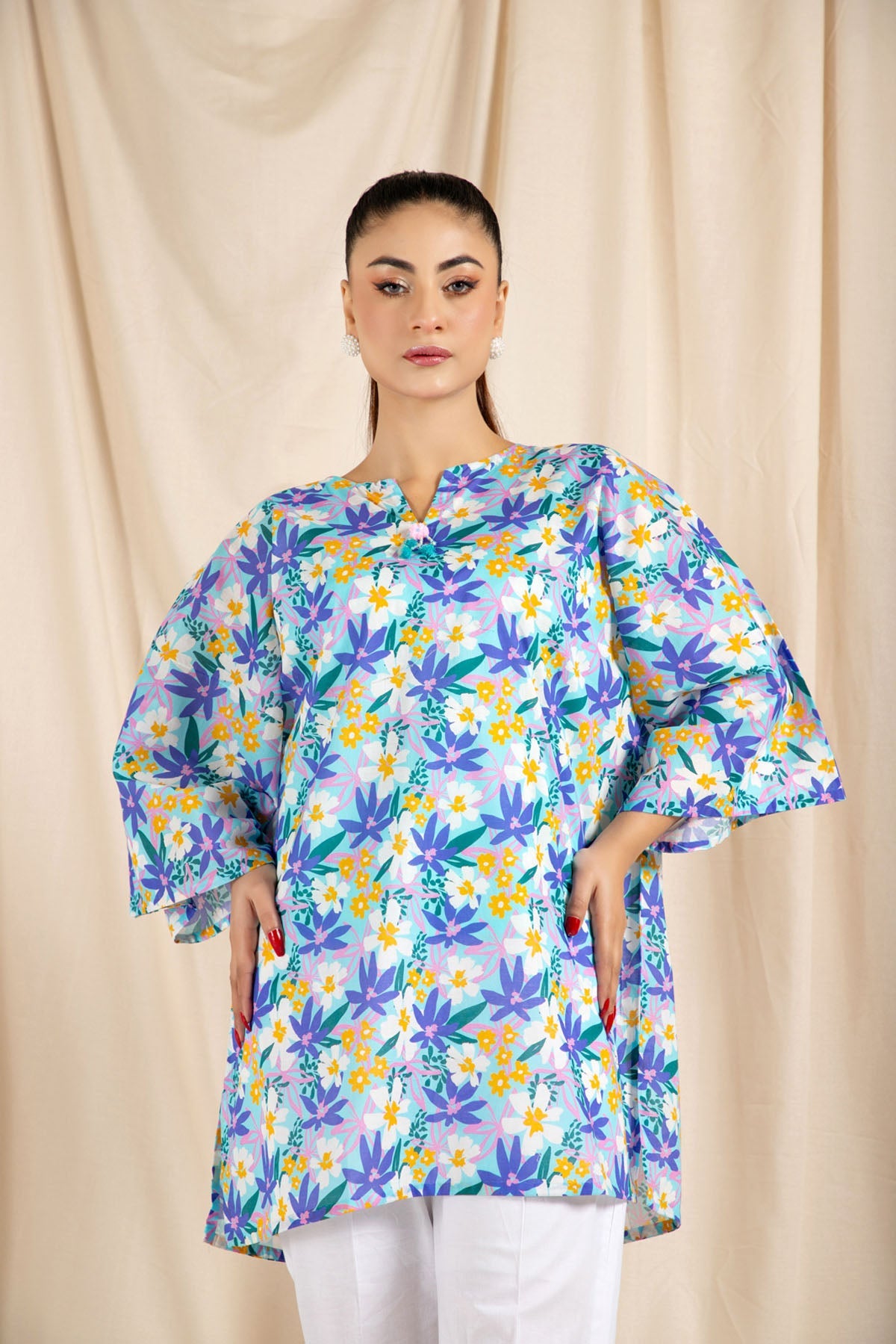 Printed Multi Lawn Pret Shirt by The Fabric Store, photo 2