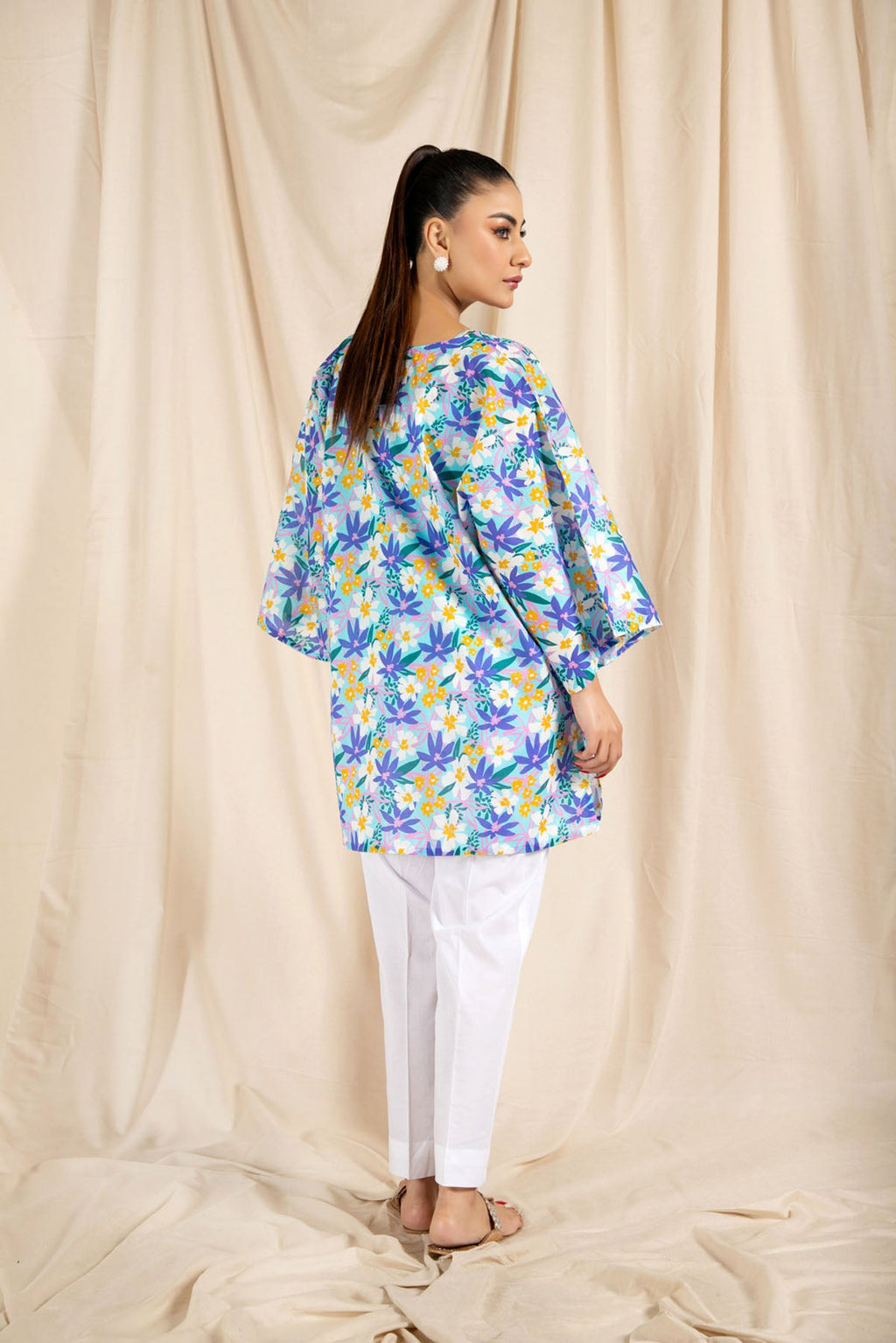 Printed Multi Lawn Pret Shirt by The Fabric Store, photo 4
