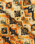 Gold Khaddar Digital Print (GKDP-W25-0011), digitally printed khaddar fabric by the meter