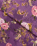 Gold Khaddar Digital Print (GKDP-W25-0032), digitally printed khaddar fabric by the meter