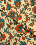 Gold Khaddar Digital Print (GKDP-W25-0042), digitally printed khaddar fabric by the meter