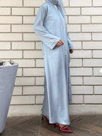 Khadija Sky Blue Abaya by Al Deebaj, photo 8