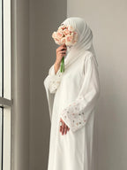 Rubab White Abaya by Al Deebaj, photo 2