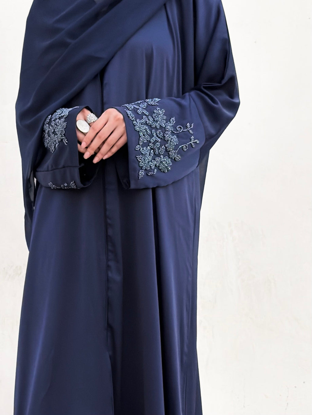 Kinza Navy Abaya by Al Deebaj, photo 4