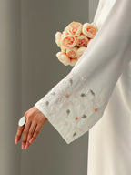 Rubab White Abaya by Al Deebaj, photo 5