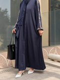 Hasnaa Navy Abaya by Al Deebaj