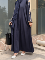 Hasnaa Navy Abaya by Al Deebaj