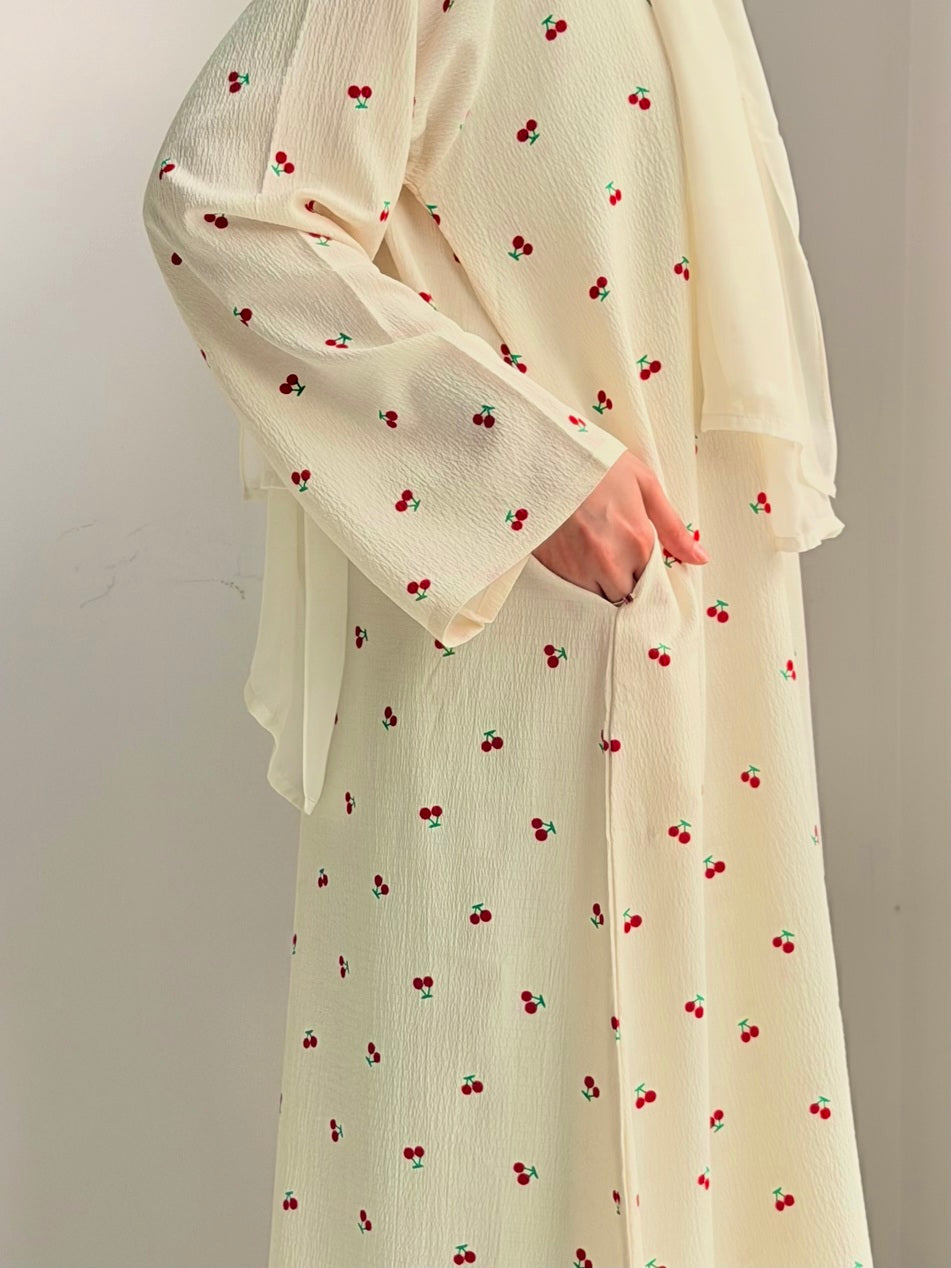 Cherry Blossom Abaya by Al Deebaj, photo 4