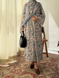 Porcelain Kimono Abaya by Al Deebaj
