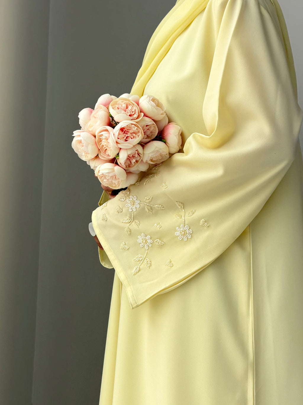 Rubab Yellow Abaya by Al Deebaj, photo 2