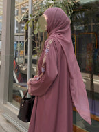 Hasnaa T pink Abaya by Al Deebaj, photo 7