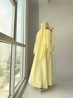 Rubab Yellow Abaya by Al Deebaj, photo 6