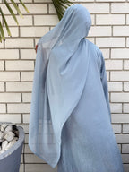 Khadija Sky Blue Abaya by Al Deebaj, photo 7